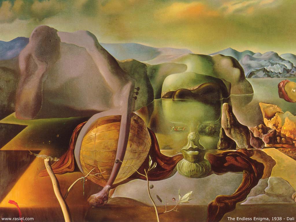 Salvador Dalí, El enigma sin fin, 1938
